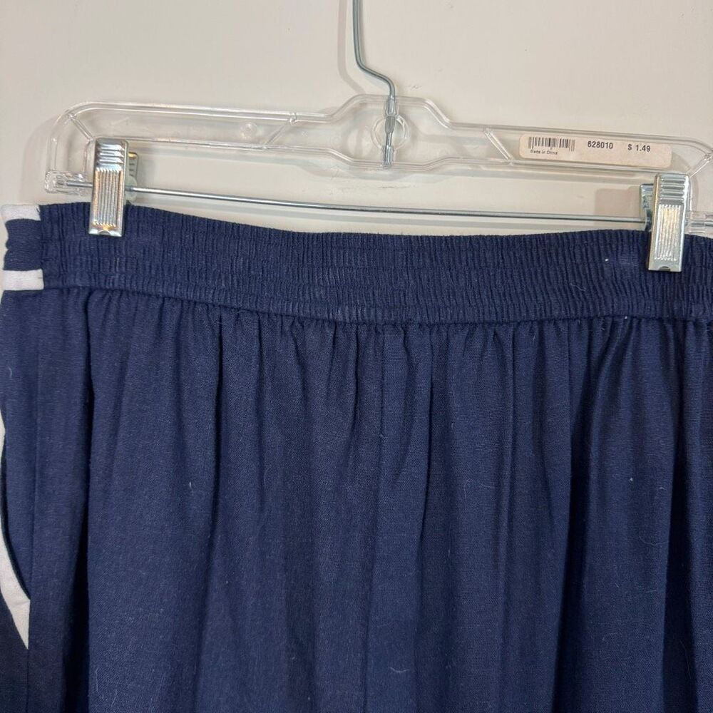 HALOGEN | navy linen set pants (10) blouse (s) | Nordstrom’s two-piece set - Picture 6 of 11